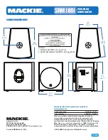 Preview for 4 page of Mackie SRM1801 Brochure & Specs