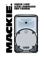 Mackie SRM350 2-WAY User Manual предпросмотр