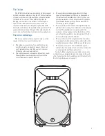 Preview for 5 page of Mackie SRM450v2 Owner'S Manual