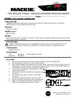 Preview for 14 page of Mackie SRS1500 Service Manual