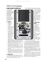 Предварительный просмотр 8 страницы Mackie TAPCO S-5 Owner'S Manual