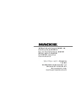 Preview for 20 page of Mackie THX HR624 MK2 User Manual