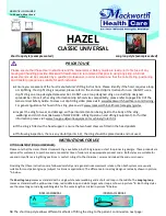 Mackworth Hazel Classic Universal User Manual preview