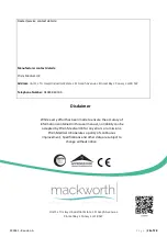 Preview for 28 page of Mackworth Raiser User Manual