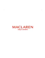 Maclaren Easy traveller User Manual preview