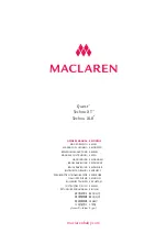 Preview for 2 page of Maclaren techno xlr Instruction Manual