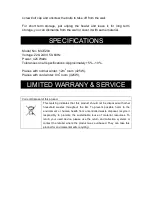 Preview for 12 page of Maclean Energy MCE504 User Instruction Manual