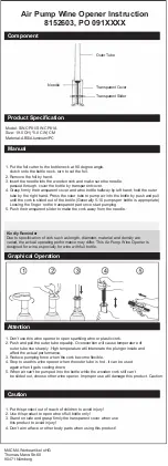 Preview for 2 page of Macma SW-CP01 Instructions