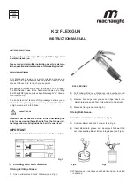 Macnaught Flexigun K32 Instruction Manual preview