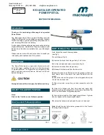 Preview for 1 page of Macnaught K53-01 Instruction Manual