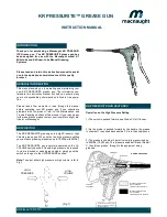 Preview for 1 page of Macnaught KR PRESSURITE Instruction Manual