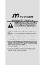 Preview for 2 page of Macnaught M3D-DEF-7530 Instruction Manual