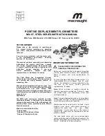 Preview for 1 page of Macnaught M50 ST. STEEL SERIES Instruction Manual