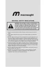 Preview for 2 page of Macnaught OCVF-001 Instruction Manual