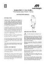 Macnaught OILMASTER T512-01 Instruction Manual предпросмотр