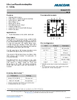 Предварительный просмотр 1 страницы MACOM MAAL-011155 Operation