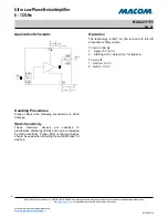 Предварительный просмотр 4 страницы MACOM MAAL-011155 Operation