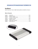 Macpower & Tytech Alumni Freshman USB 2.0 User Manual preview