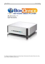 Preview for 1 page of Macpower & Tytech Box Office BOX-LNU2UXS User Manual