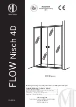 Macro Design FLOW Nisch 4D DNF4D Series Assembly Instructions Manual preview