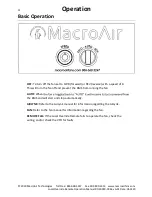 Preview for 13 page of MacroAir Technologies Airlite Shop Fan Operation Manual