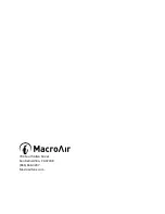 Preview for 32 page of MacroAir Technologies Controller 30 Operation Manual