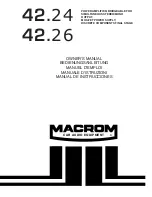 Macrom 42.24 Owner'S Manual preview