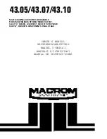 Macrom 43.05 Owner'S Manual preview