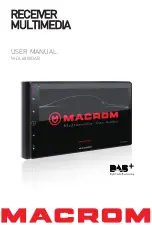 Macrom DAB+ M-DL6800DAB User Manual preview