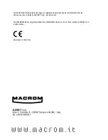 Предварительный просмотр 46 страницы Macrom M-0F7010 Instruction Manual