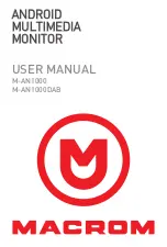 Preview for 1 page of Macrom M-AN1000DAB User Manual