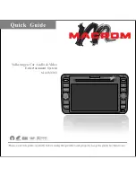 Preview for 1 page of Macrom M-AVM6010 Quick Manual