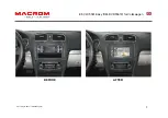 Macrom M-DVD5561R Installation Manual preview