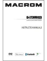 Macrom M-DVD5562R Instruction Manuals предпросмотр