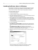Предварительный просмотр 22 страницы MACROMEDIA COLDFUSION 5 - INSTALING AND CONFIGURING SERVER Manual