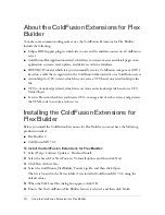 Preview for 74 page of MACROMEDIA COLDFUSION MX 7.0.2-USING COLDFUSION MX WITH FLEX... Use Manual