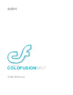 MACROMEDIA COLFUSION MX 7-CFML Reference preview