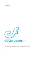 MACROMEDIA COLFUSION MX 7-MIGRATING APPLICATIONS TO COLDFUSION MX... Manual preview