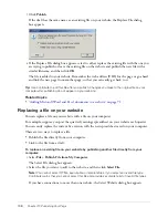 Предварительный просмотр 158 страницы MACROMEDIA CONTRIBUTE 3 - USING AND ADMINISTERING... Use Manual