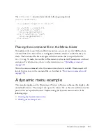 Предварительный просмотр 201 страницы MACROMEDIA DREAMWEAVER 8-EXTENDING DREAMWEAVER Manual