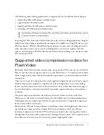 Предварительный просмотр 7 страницы MACROMEDIA FLASH 8-USING FLASH VIDEO ENCODER Use Manual