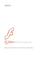 MACROMEDIA FLASH MX Professional 2004 Manuallines preview