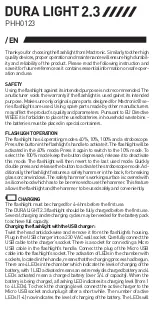 Preview for 1 page of Mactronic DURA LIGHT 2.3 User Manual