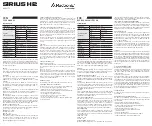 Mactronic SIRIUS H12 User Manual preview