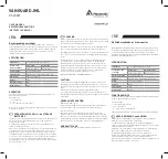 Предварительный просмотр 1 страницы Mactronic VANGUARD JML PSL0031 User Manual