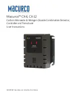 Preview for 1 page of Macurco CX-6 User Instructions