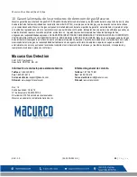 Preview for 110 page of Macurco CX-6 User Instructions