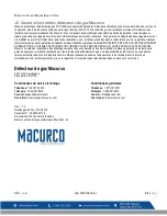 Preview for 165 page of Macurco CX-6 User Instructions