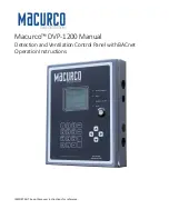 Macurco DVP-1200 Manual preview