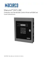 Preview for 1 page of Macurco DVP-120C User Instructions